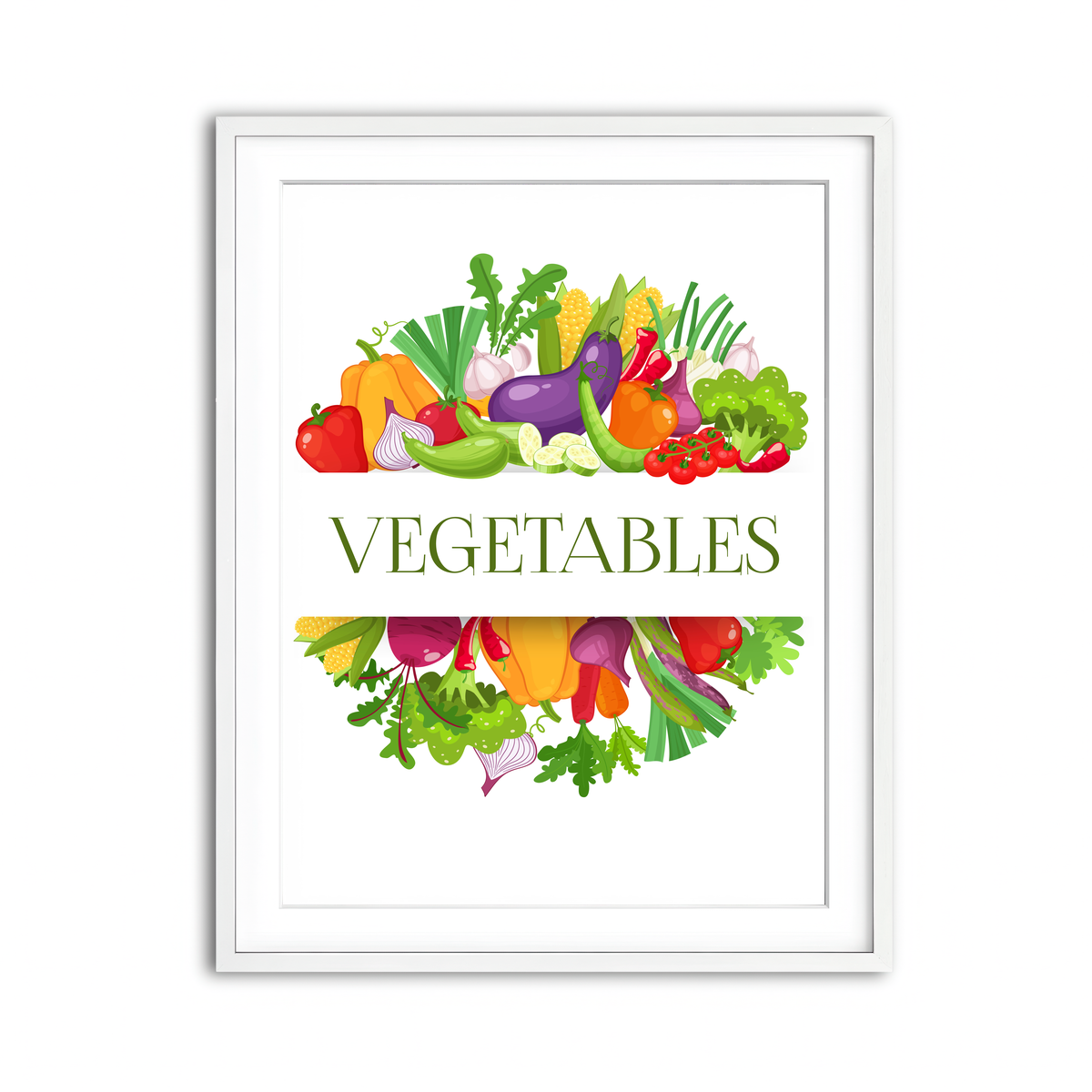 Framed Print 3x4 White