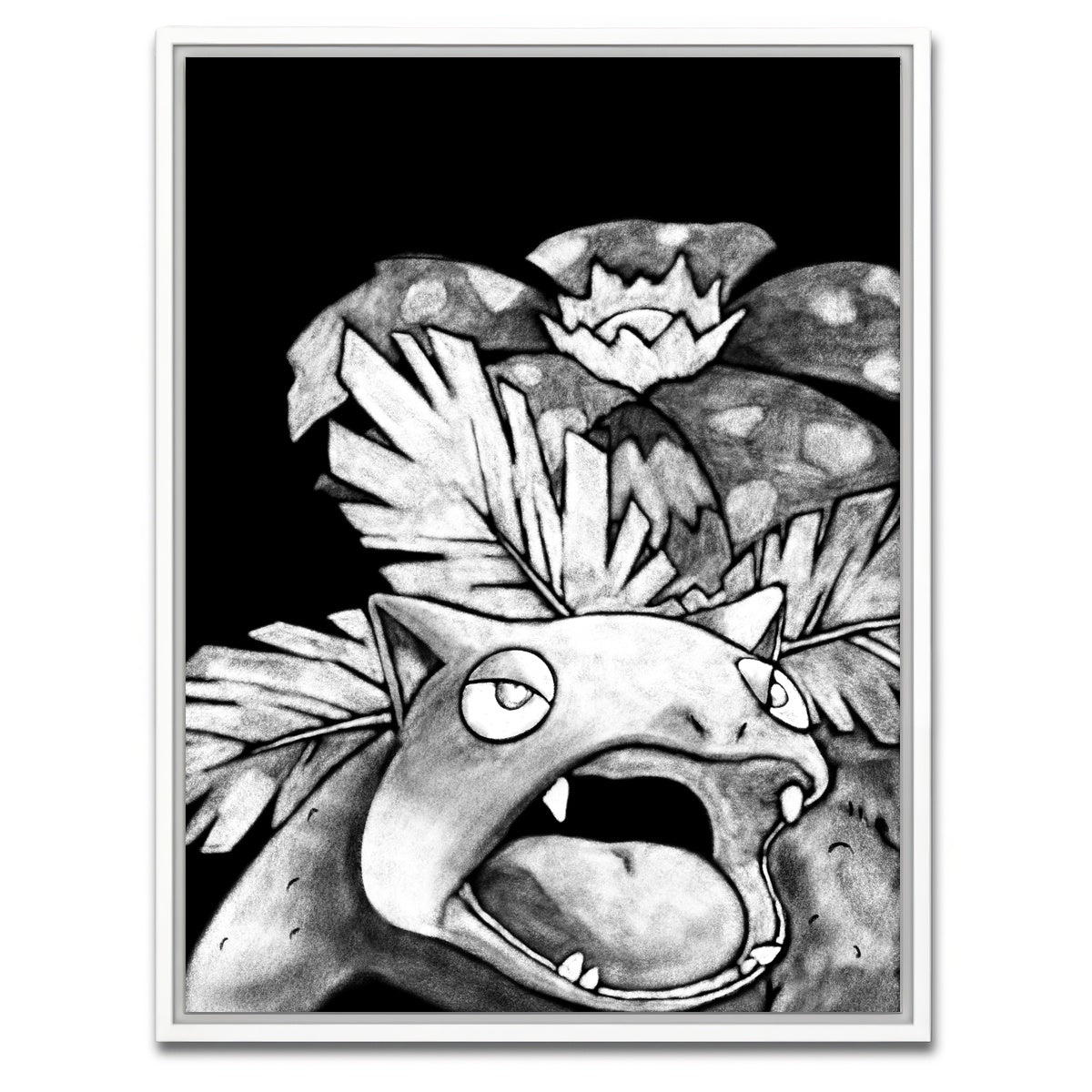 AUTO-MOCKUP WHITE | Venasaur | 1 Piece | White Framed Canvas | group=3x4
