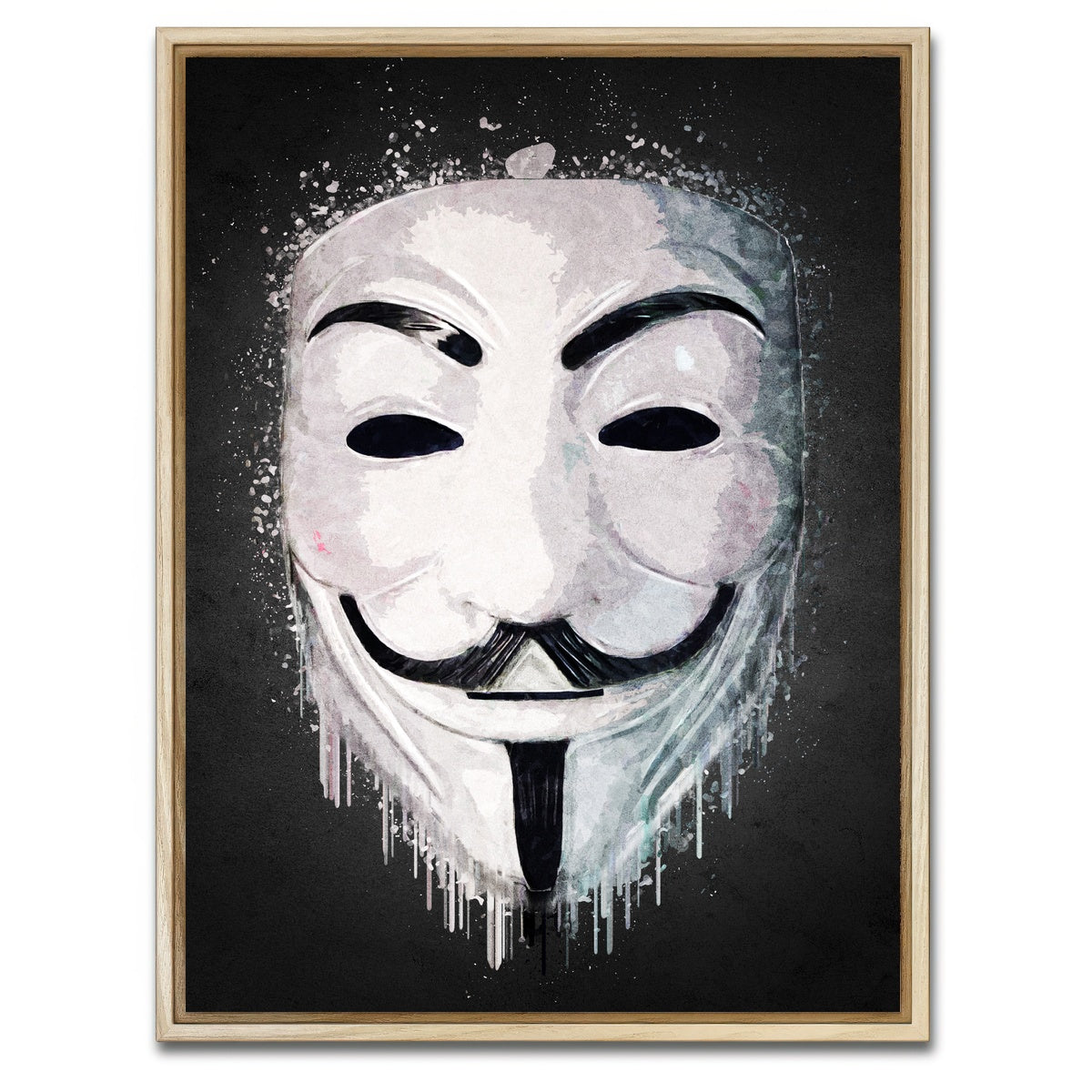 AUTO-MOCKUP WHITE | Vendetta Portrait | 1 Piece | Natural Framed Canvas | group=3x4