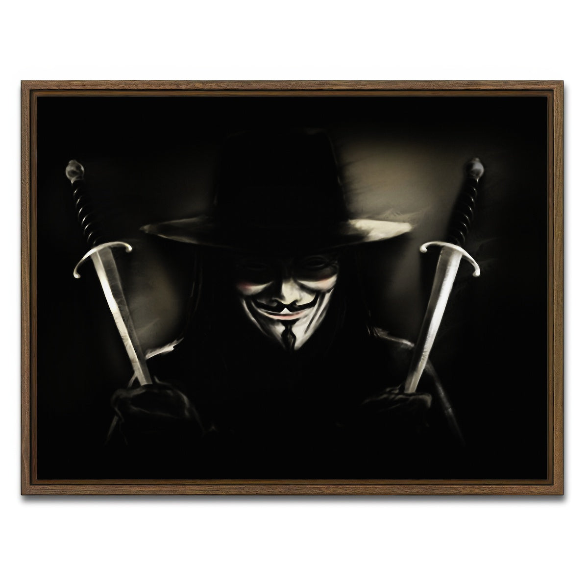 AUTO-MOCKUP WHITE | Vendetta | 1 Piece | Walnut Framed Canvas | group=4x3