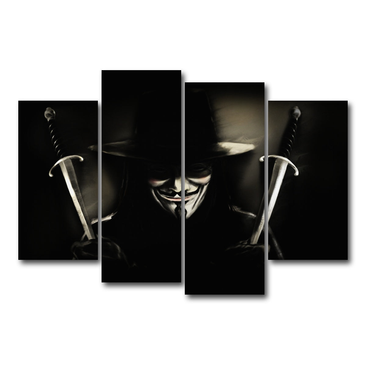 AUTO-MOCKUP WHITE | Vendetta | 4 Piece | Gallery Wrap Canvas | group=4_short