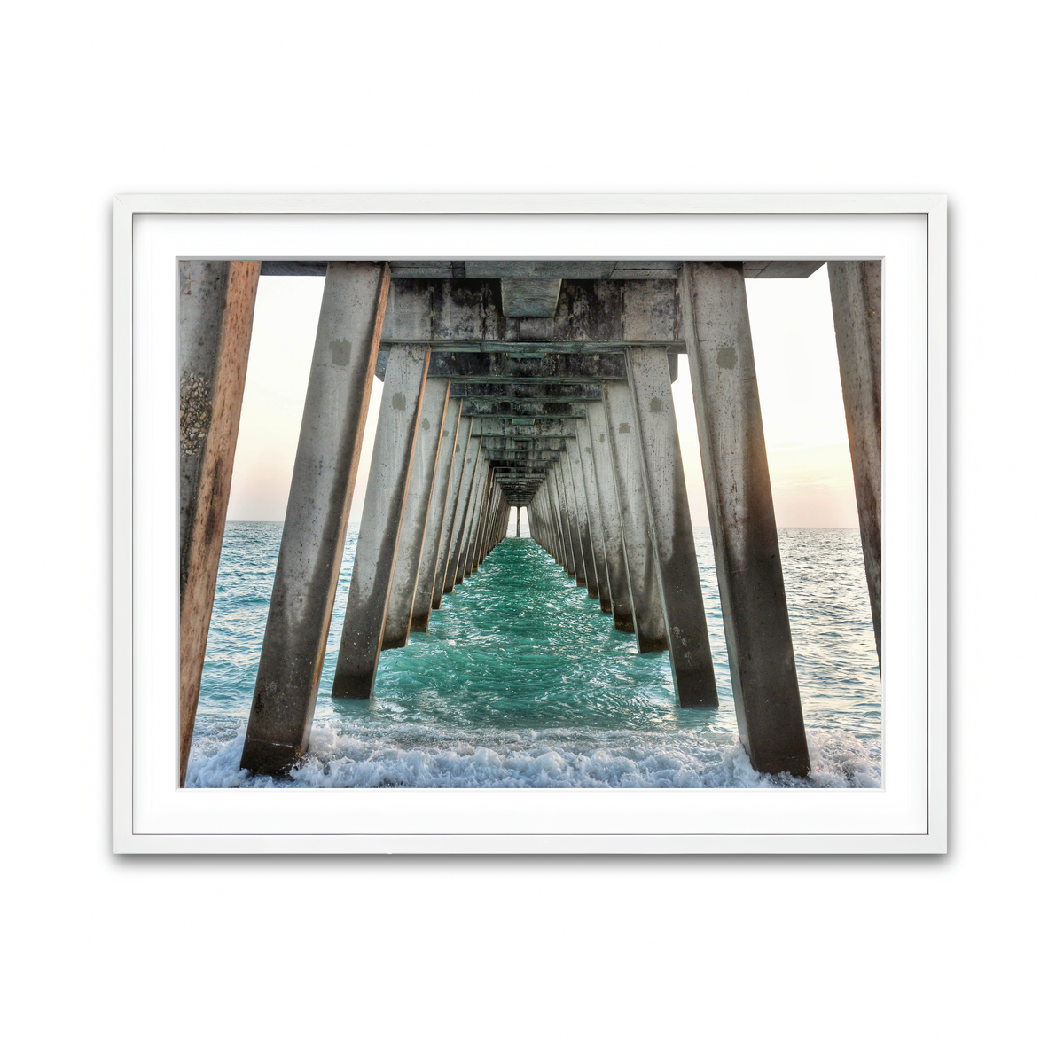 Framed Print 4x3 White