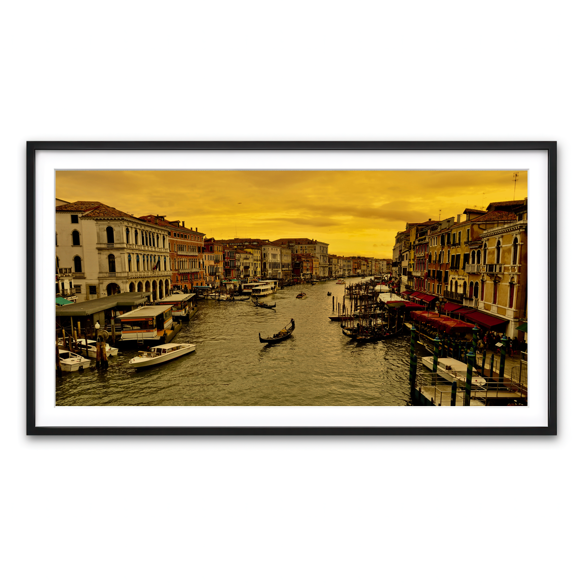Framed Print 2x1 Black
