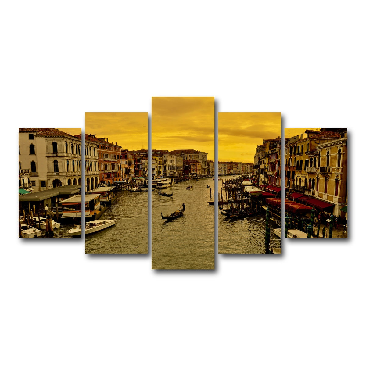 AUTO-MOCKUP WHITE | Venice Gondola | 5 Piece | Gallery Wrap Canvas | group=5_normal