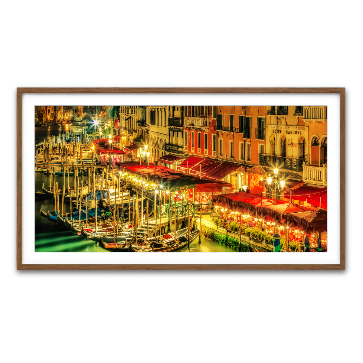 Framed Print 2x1 Walnut