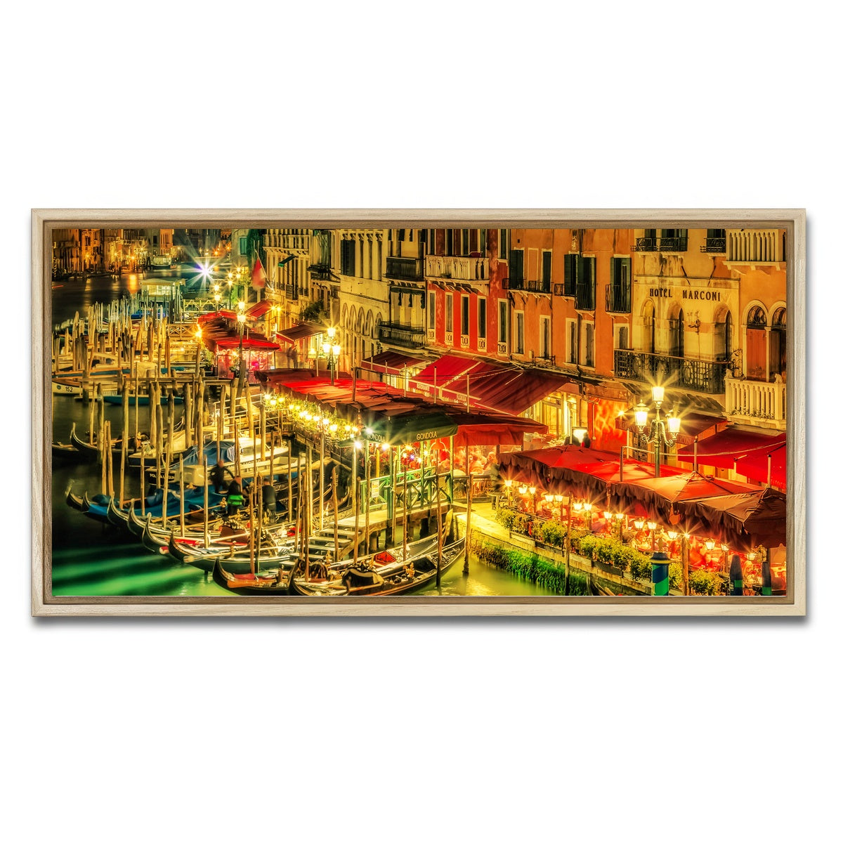 AUTO-MOCKUP WHITE | Venice Italy | 1 Piece | Natural Framed Canvas | group=2x1