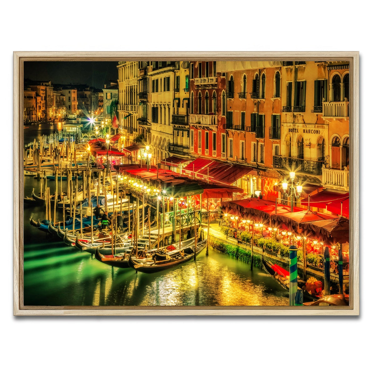 AUTO-MOCKUP WHITE | Venice Italy | 1 Piece | Natural Framed Canvas | group=4x3