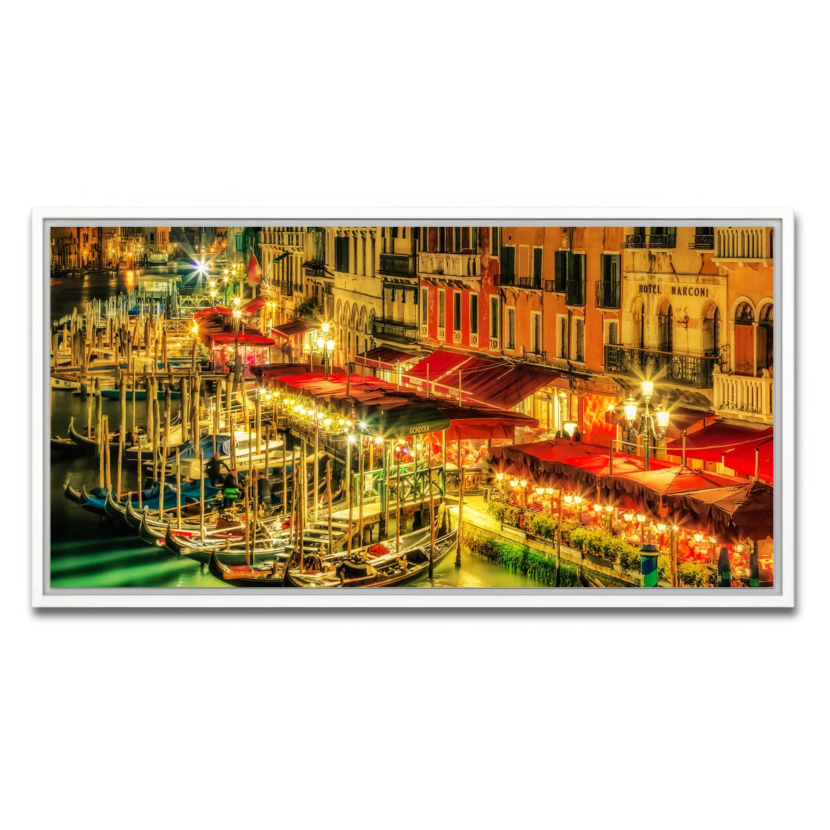 AUTO-MOCKUP WHITE | Venice Italy | 1 Piece | White Framed Canvas | group=2x1