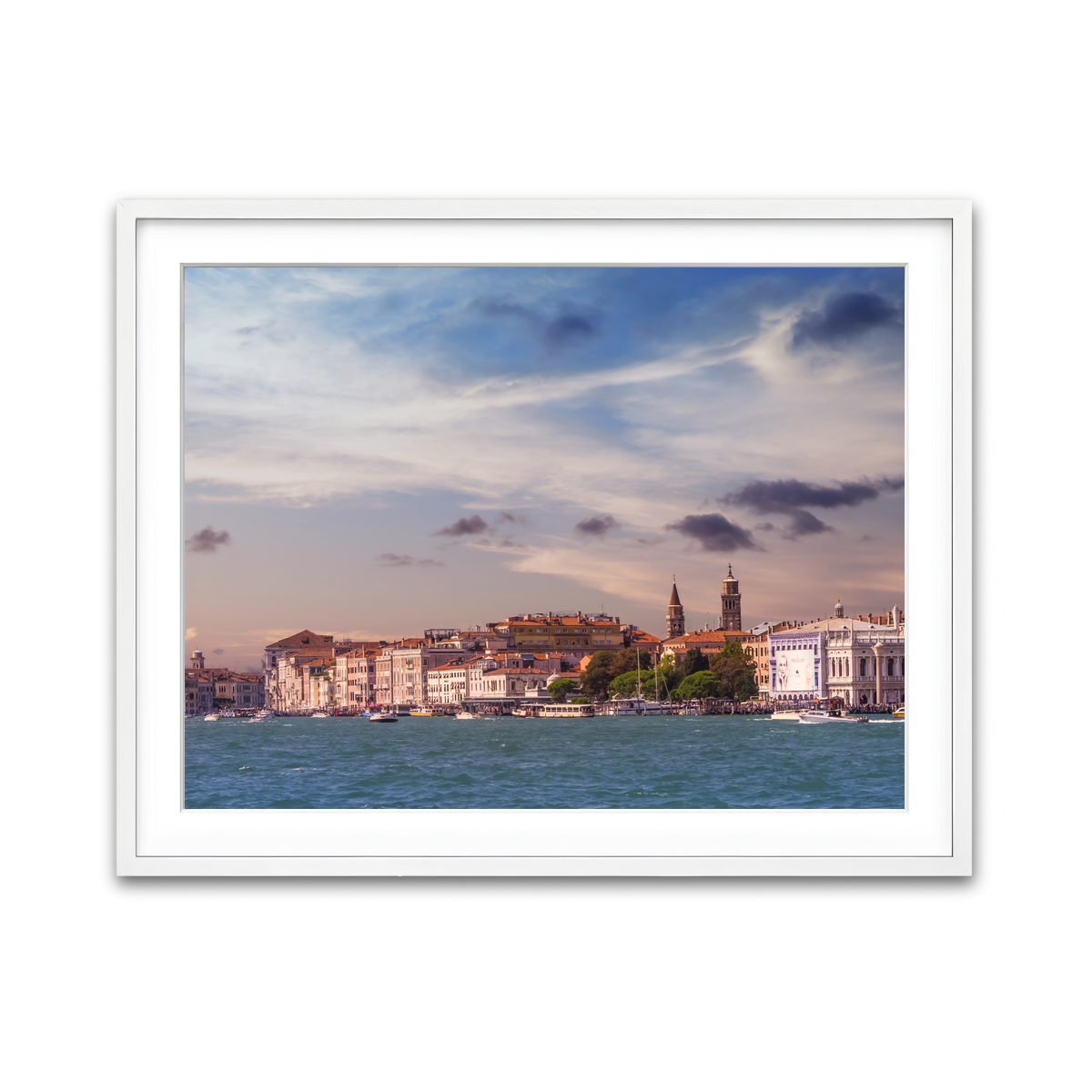 Framed Print 4x3 White