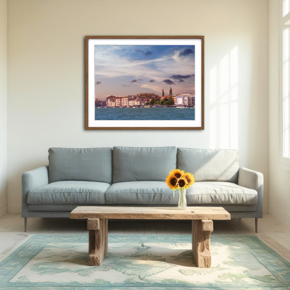 AUTO-MOCKUP ROOM | Venice Panorama Wall Art