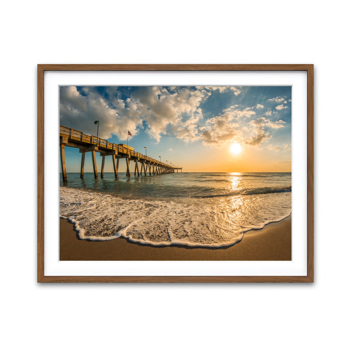 Framed Print 4x3 Walnut