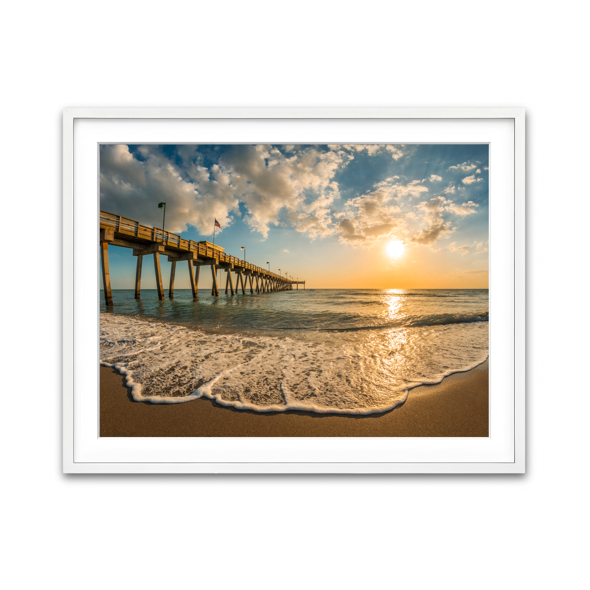 Framed Print 4x3 White