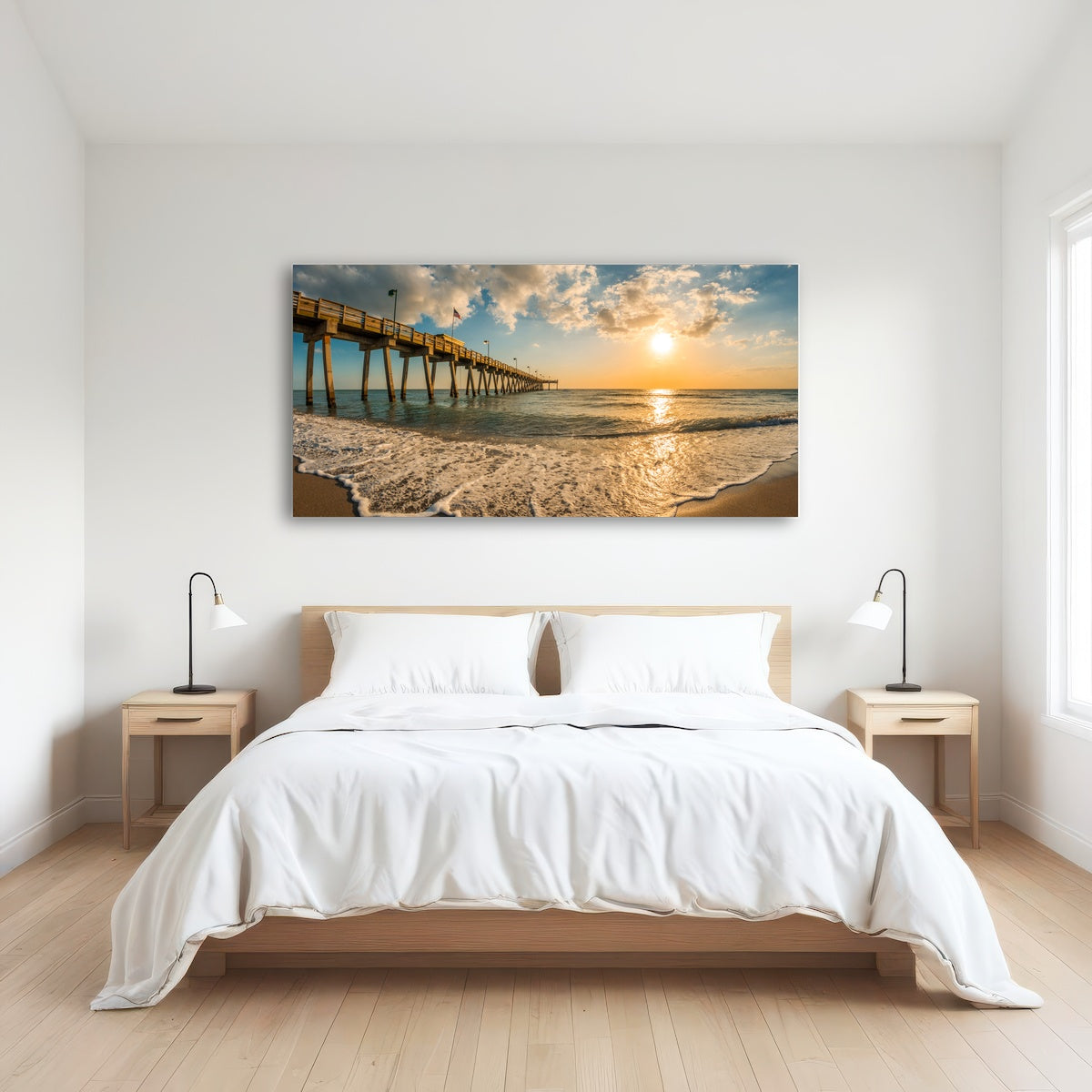 AUTO-MOCKUP ROOM | Venice Pier Sunset