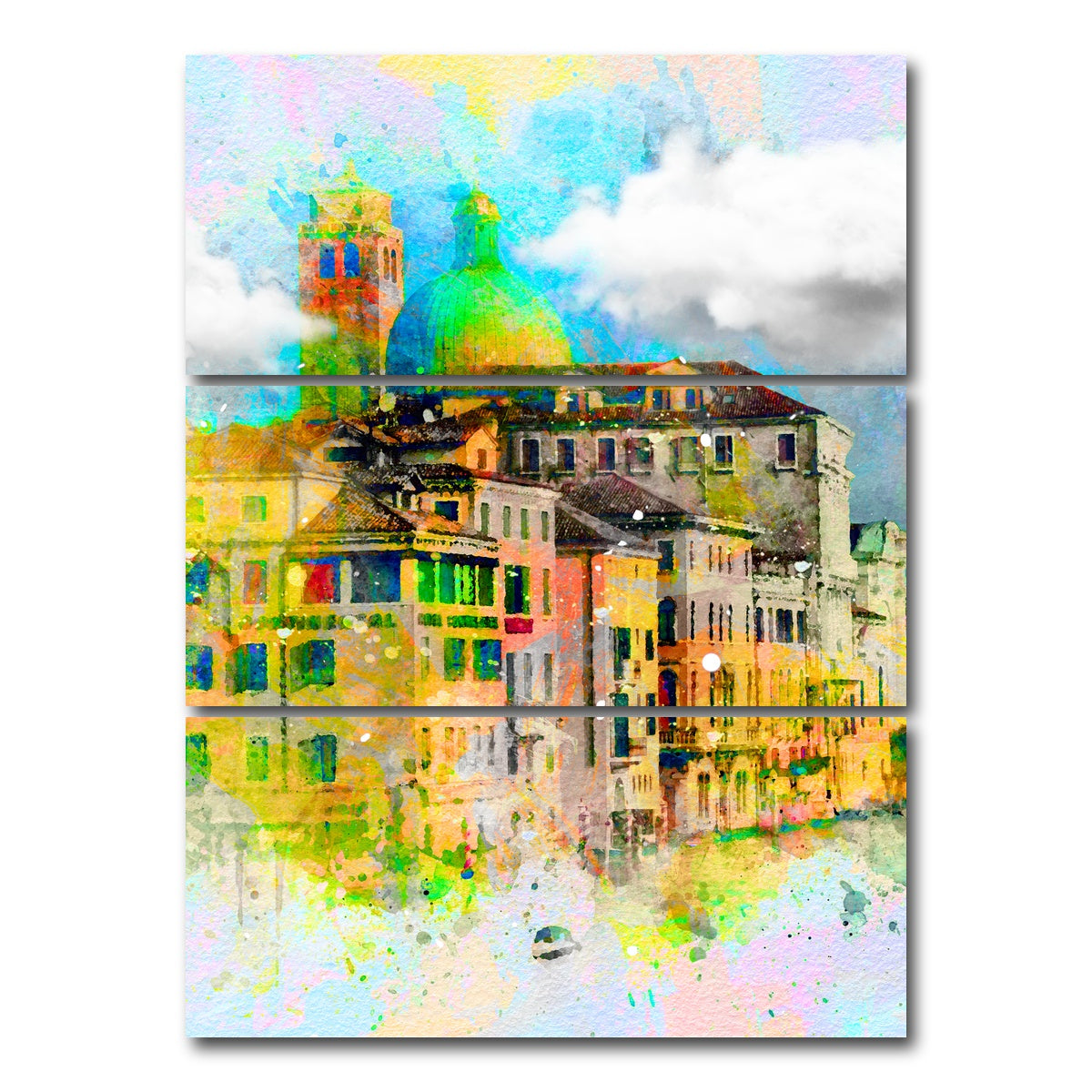 AUTO-MOCKUP WHITE | Venice | 3 Piece | Gallery Wrap Canvas | group=8x18_stacked