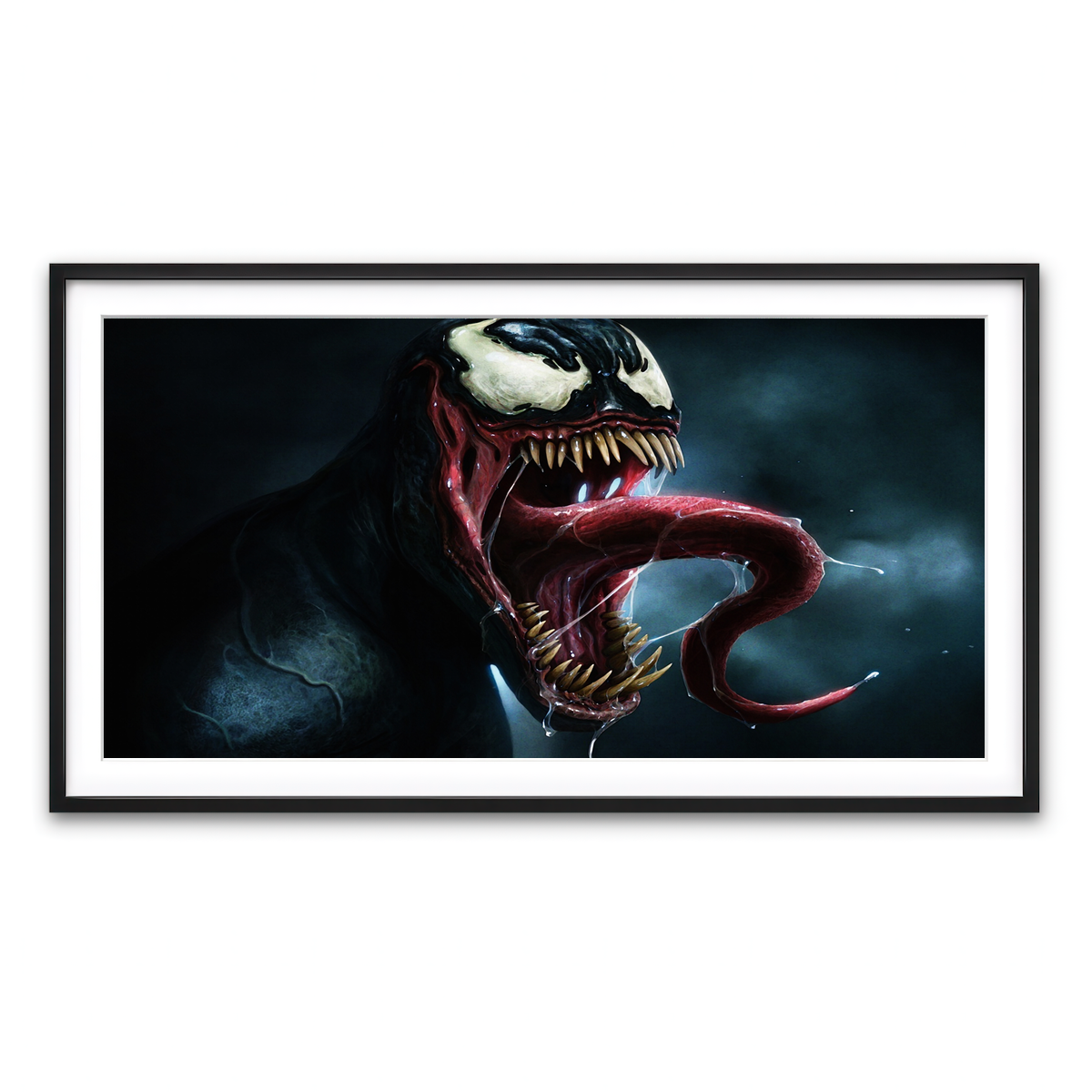 Framed Print 2x1 Black