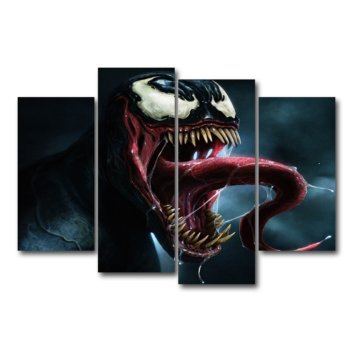AUTO-MOCKUP WHITE | Venom | 4 Piece | Gallery Wrap Canvas | group=4_short