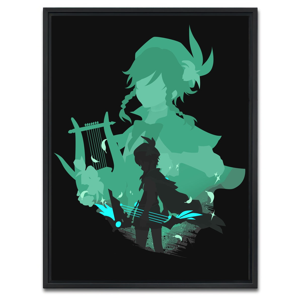 AUTO-MOCKUP WHITE | Venti | 1 Piece | Black Framed Canvas | group=3x4