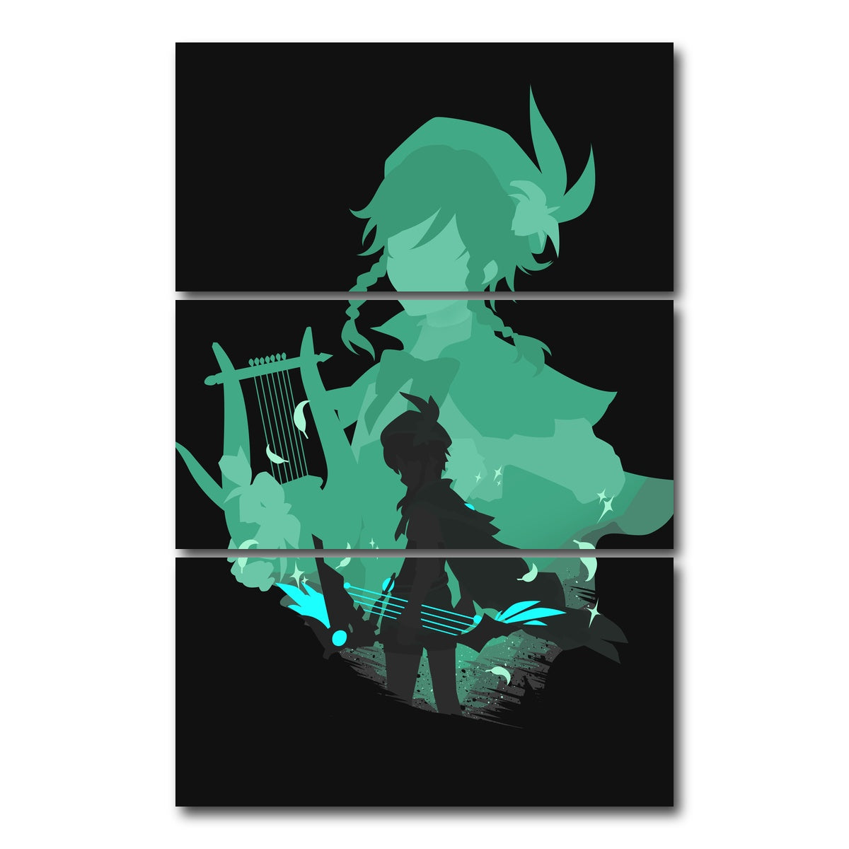 AUTO-MOCKUP WHITE | Venti | 3 Piece | Gallery Wrap Canvas | group=12x24_stacked