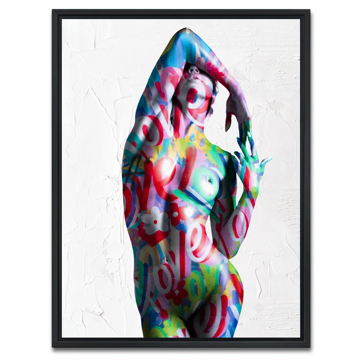 AUTO-MOCKUP WHITE | Venus Goddess of Love | 1 Piece | Black Framed Canvas | group=3x4