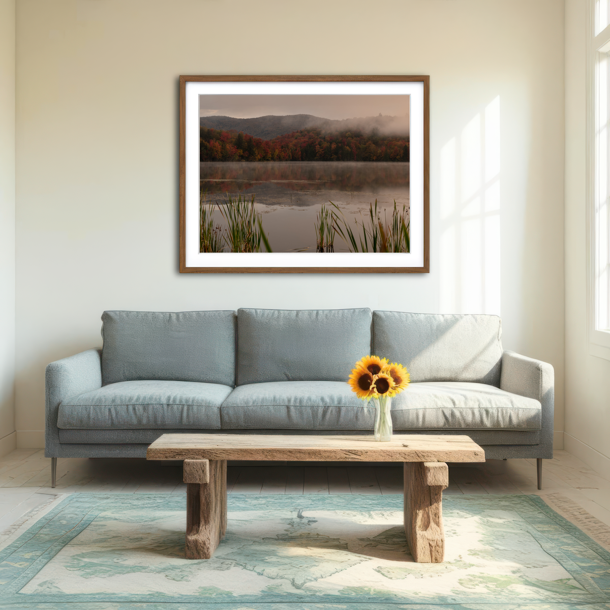 AUTO-MOCKUP ROOM | Vermont Fall Wall Art