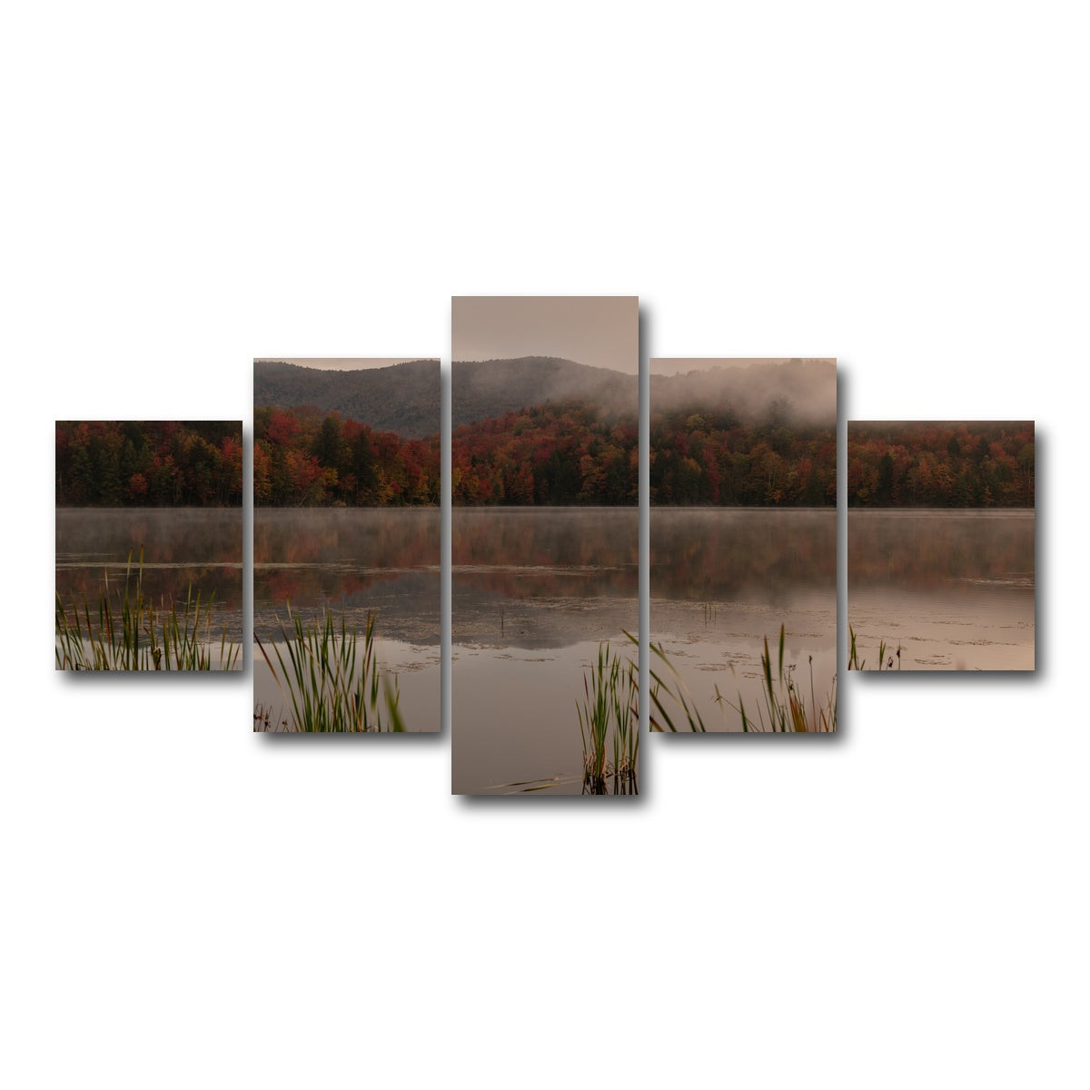 AUTO-MOCKUP WHITE | Vermont Fall | 5 Piece | Gallery Wrap Canvas | group=5_short
