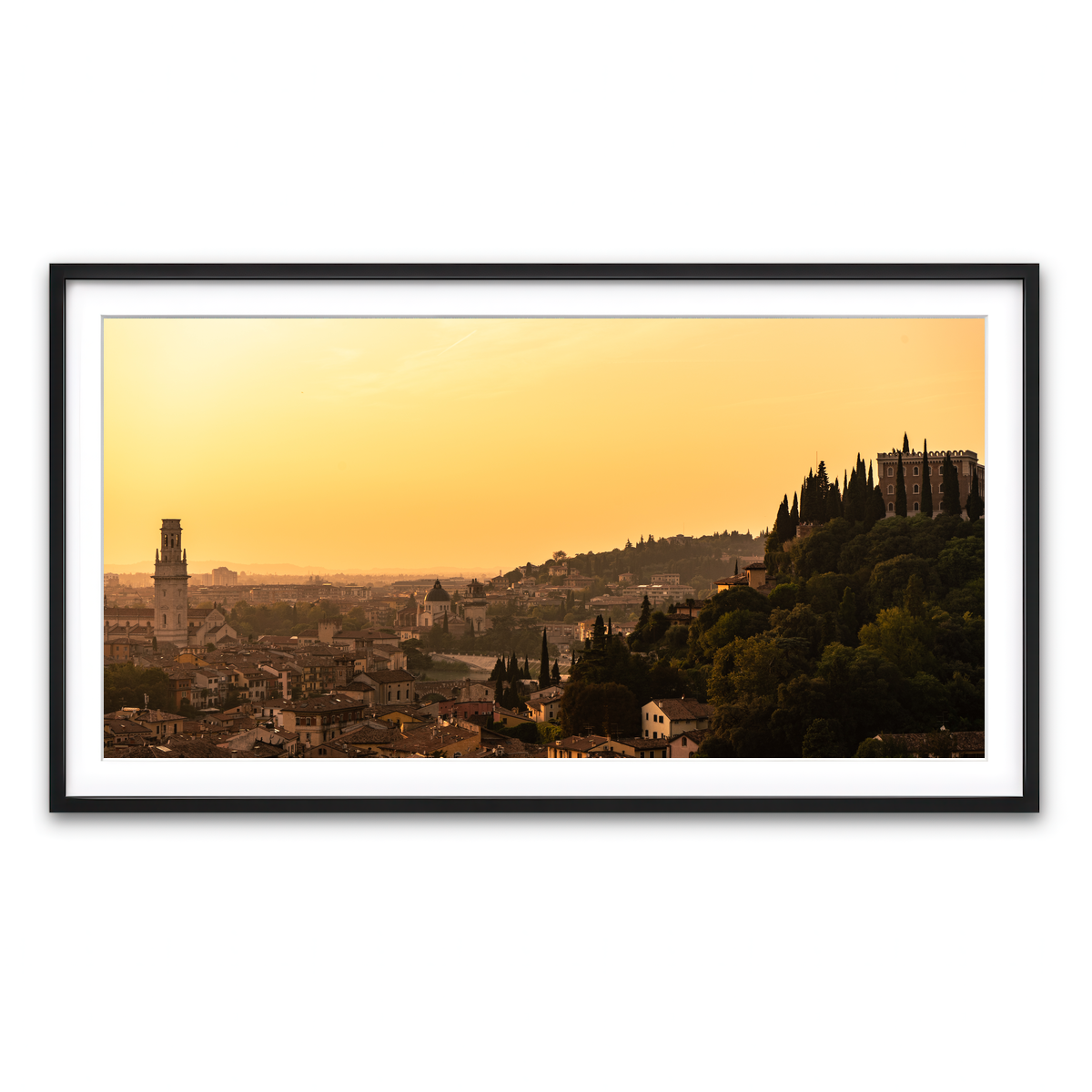 Framed Print 2x1 Black