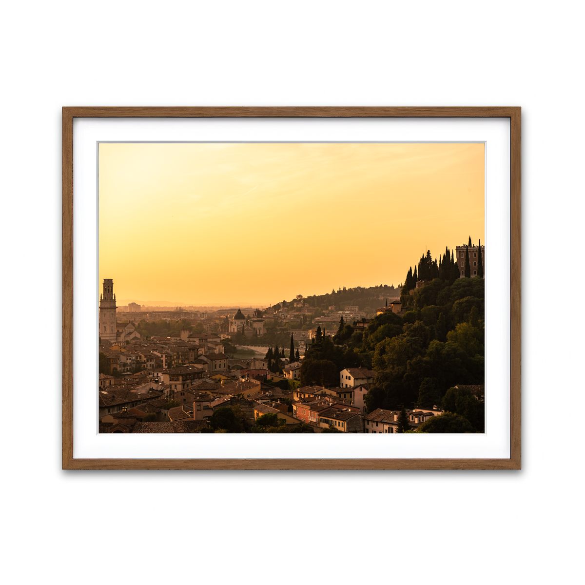 Framed Print 4x3 Walnut