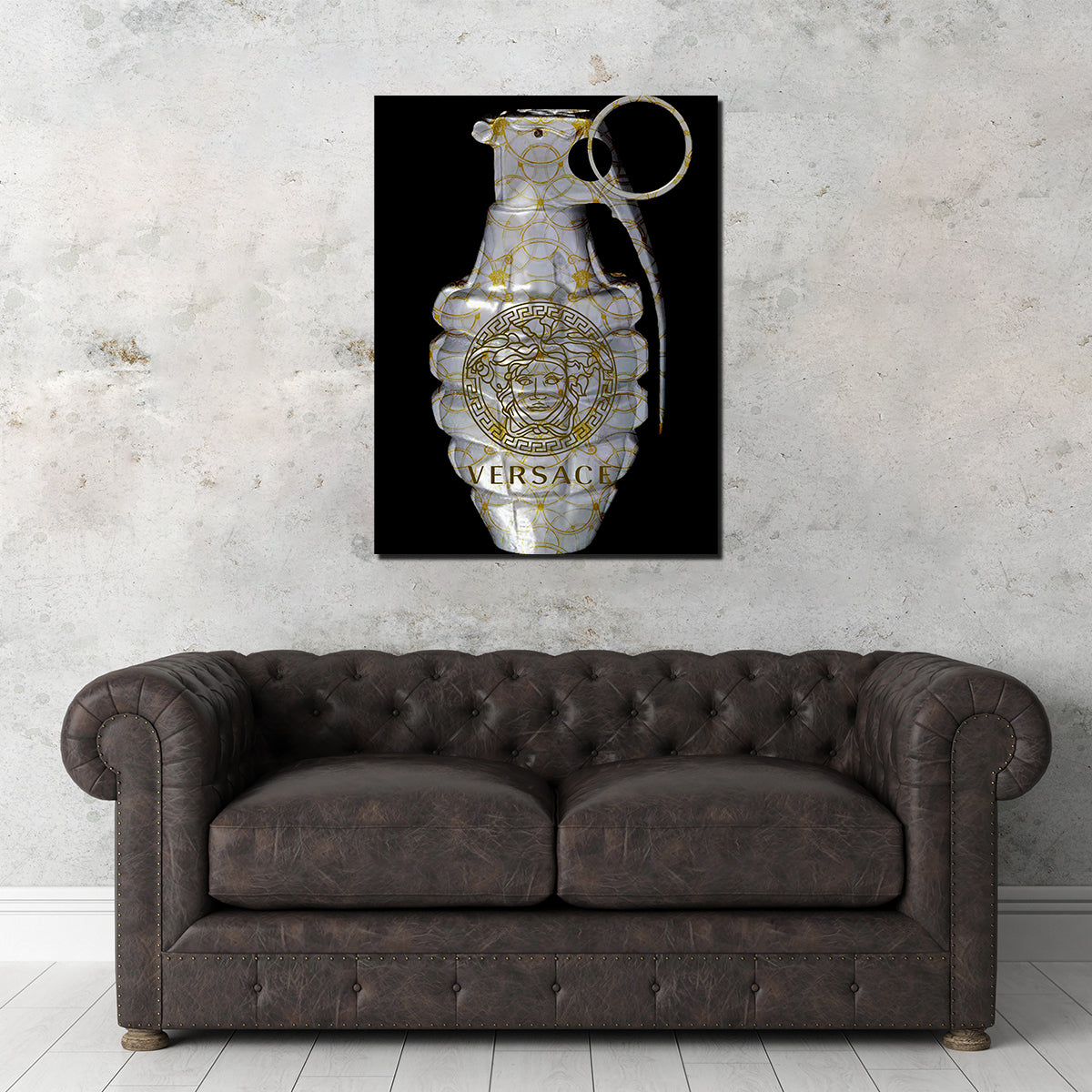 Versace Grenade Wall Art
