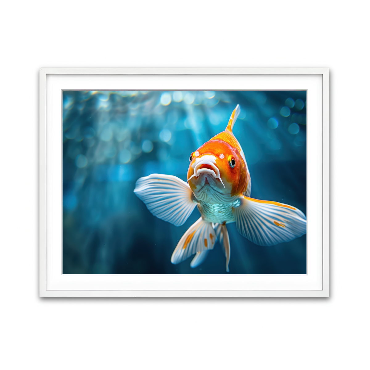 Framed Print 4x3 White