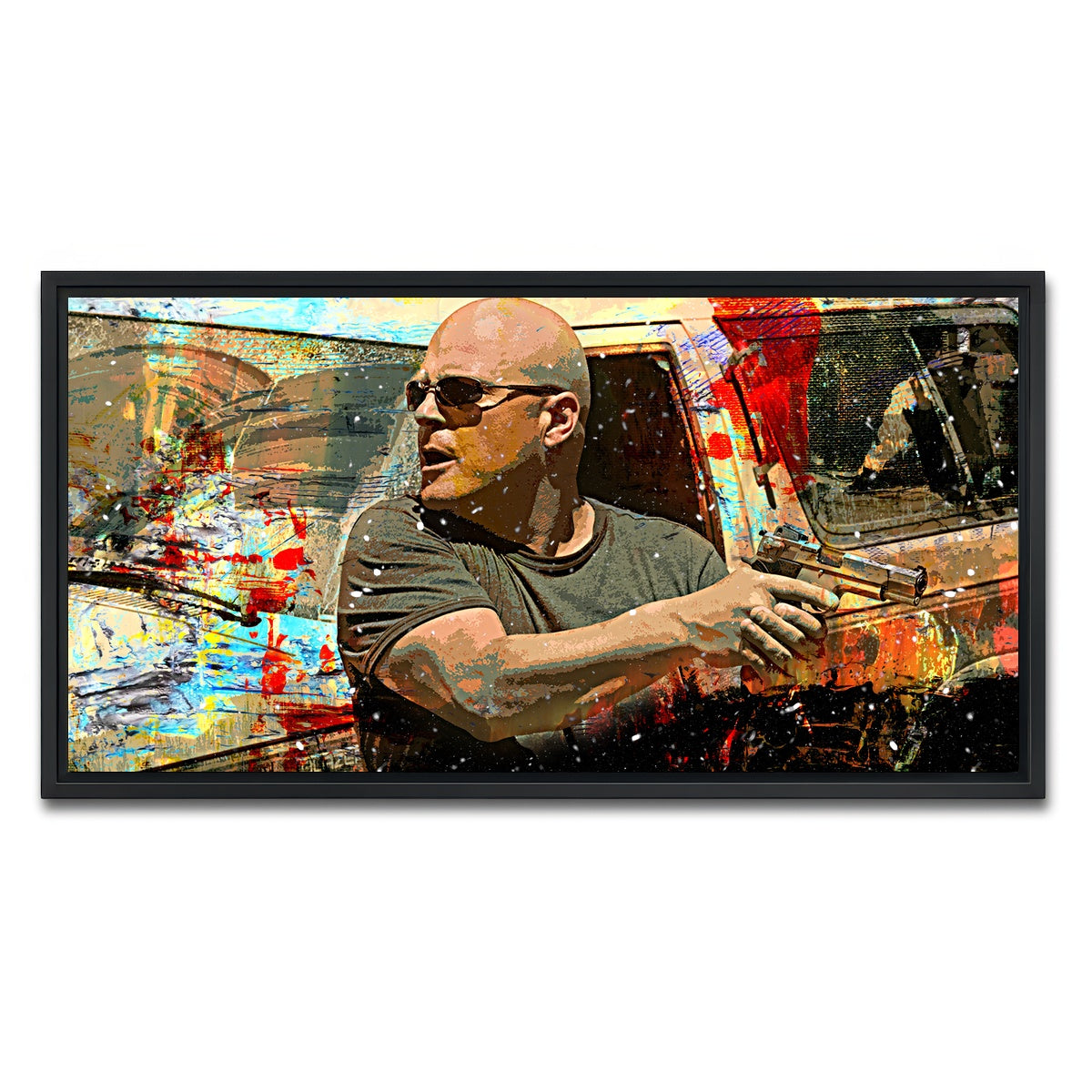 AUTO-MOCKUP WHITE | Vic Mackey | 1 Piece | Black Framed Canvas | group=2x1