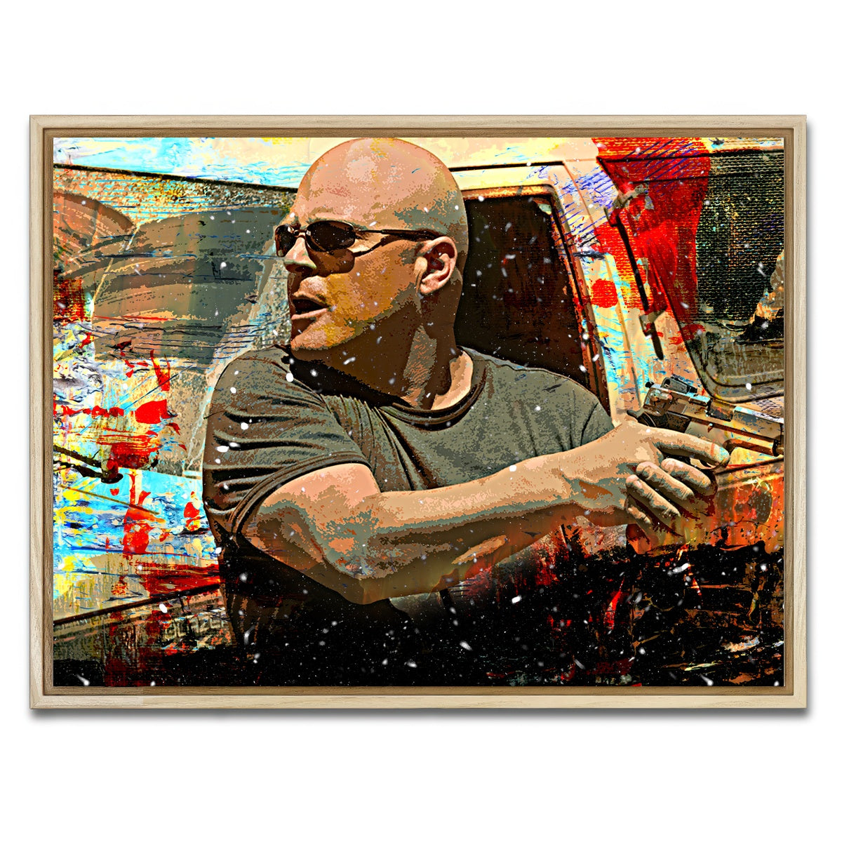 AUTO-MOCKUP WHITE | Vic Mackey | 1 Piece | Natural Framed Canvas | group=4x3