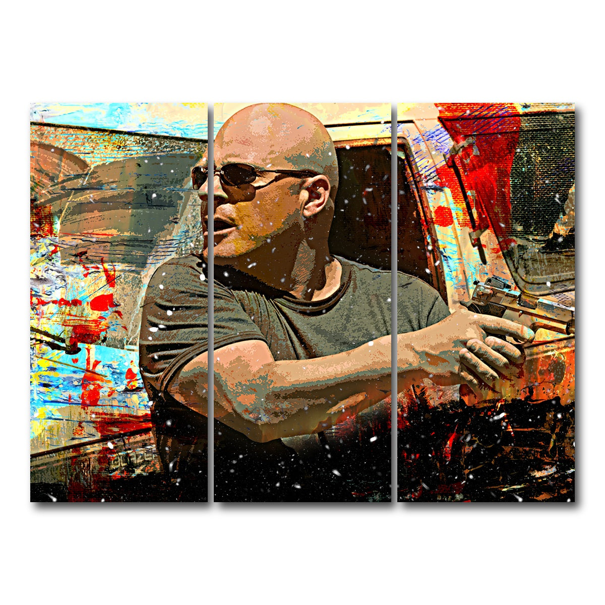 AUTO-MOCKUP WHITE | Vic Mackey | 3 Piece | Gallery Wrap Canvas | group=8x18