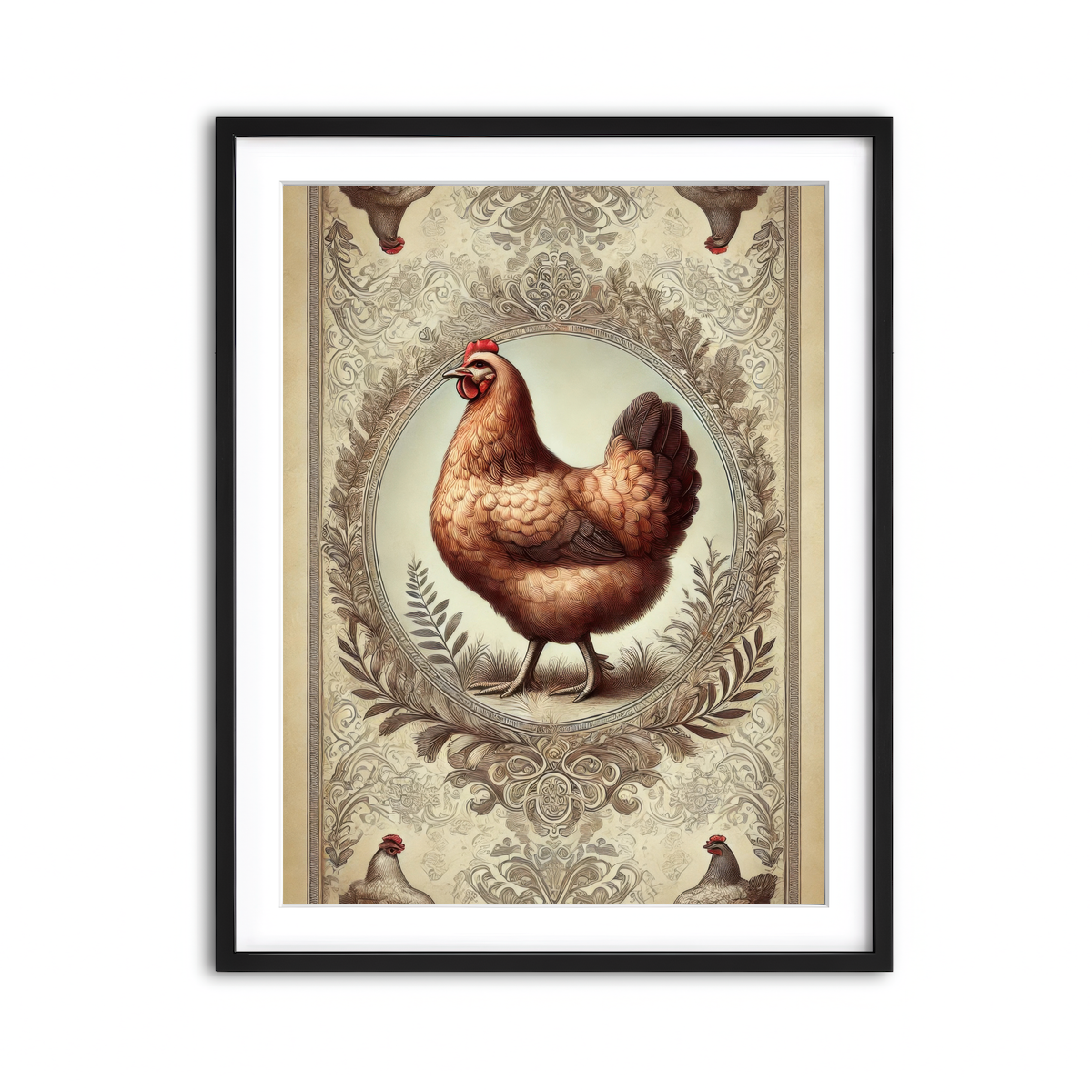 Framed Print 3x4 Black