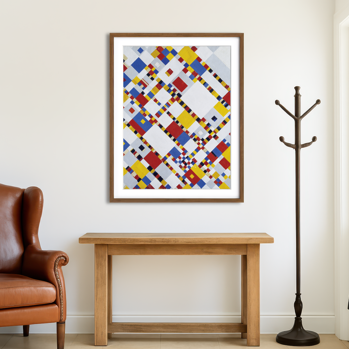 AUTO-MOCKUP ROOM | Victory Boogie Woogie Wall Art