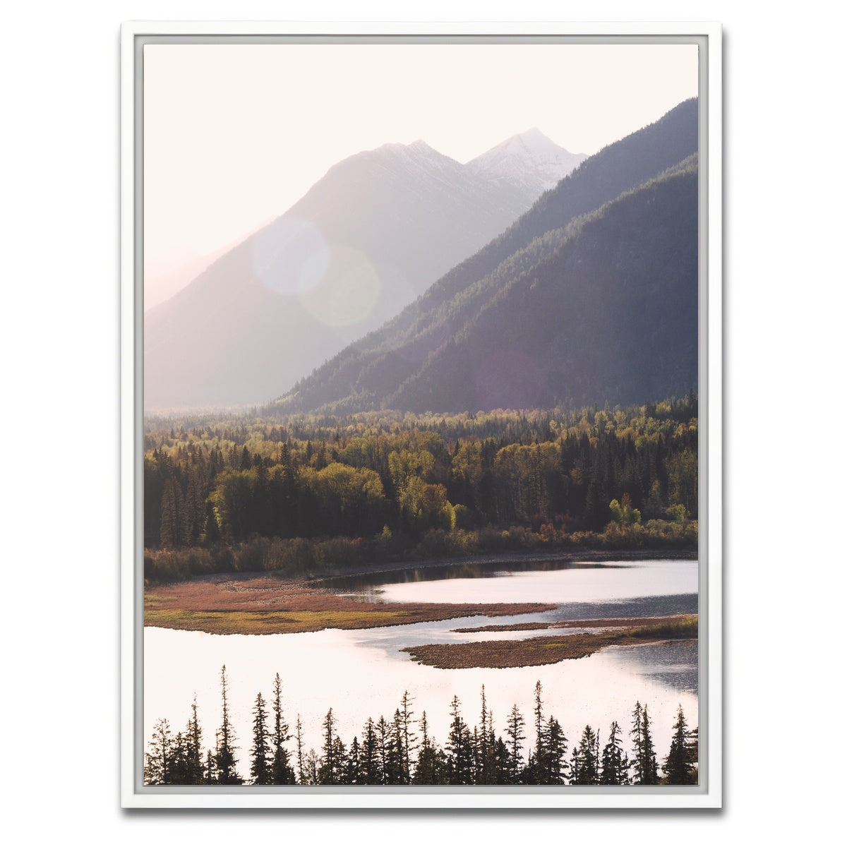 AUTO-MOCKUP WHITE | View of St. Mary's | 1 Piece | White Framed Canvas | group=3x4