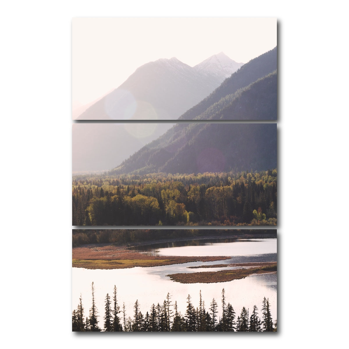 AUTO-MOCKUP WHITE | View of St. Mary's | 3 Piece | Gallery Wrap Canvas | group=12x24_stacked
