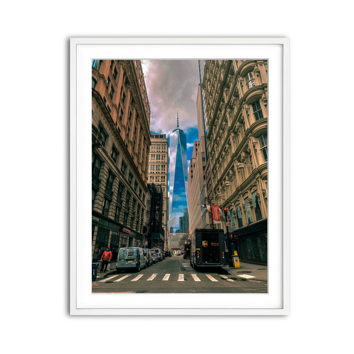 Framed Print 3x4 White