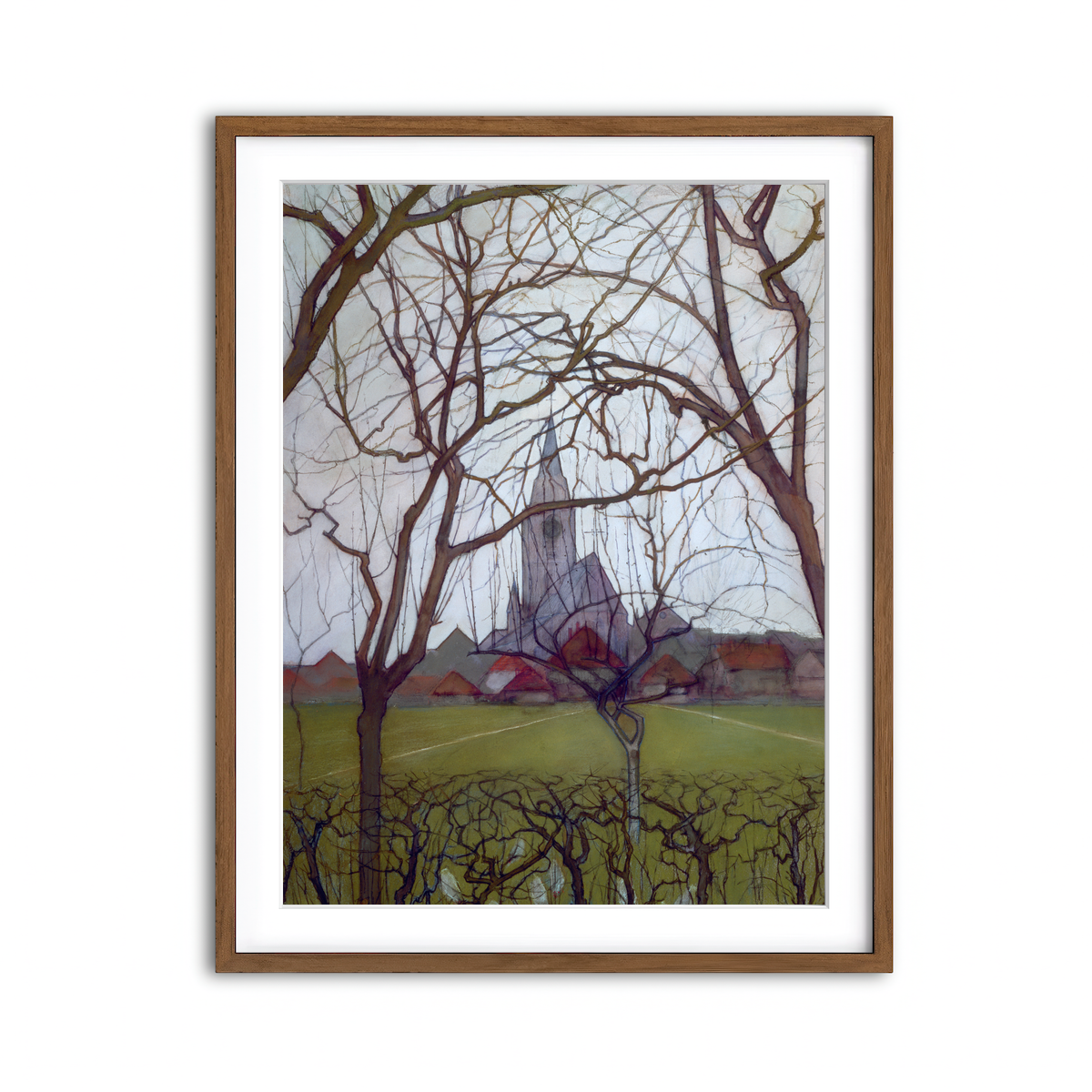 Framed Print 3x4 Walnut