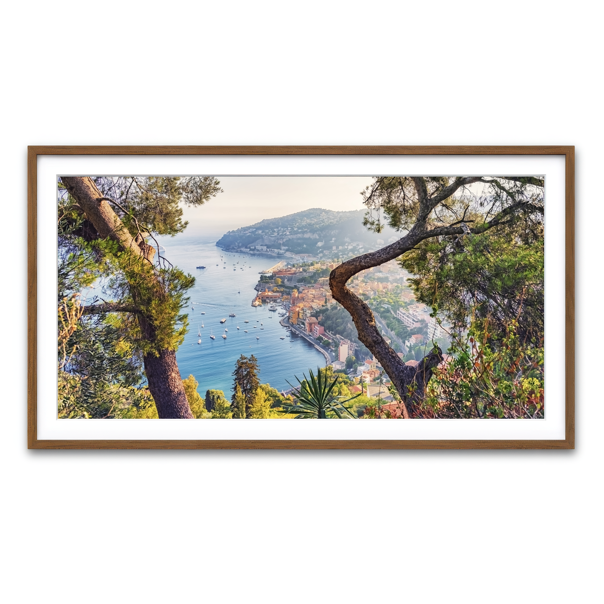 Framed Print 2x1 Walnut