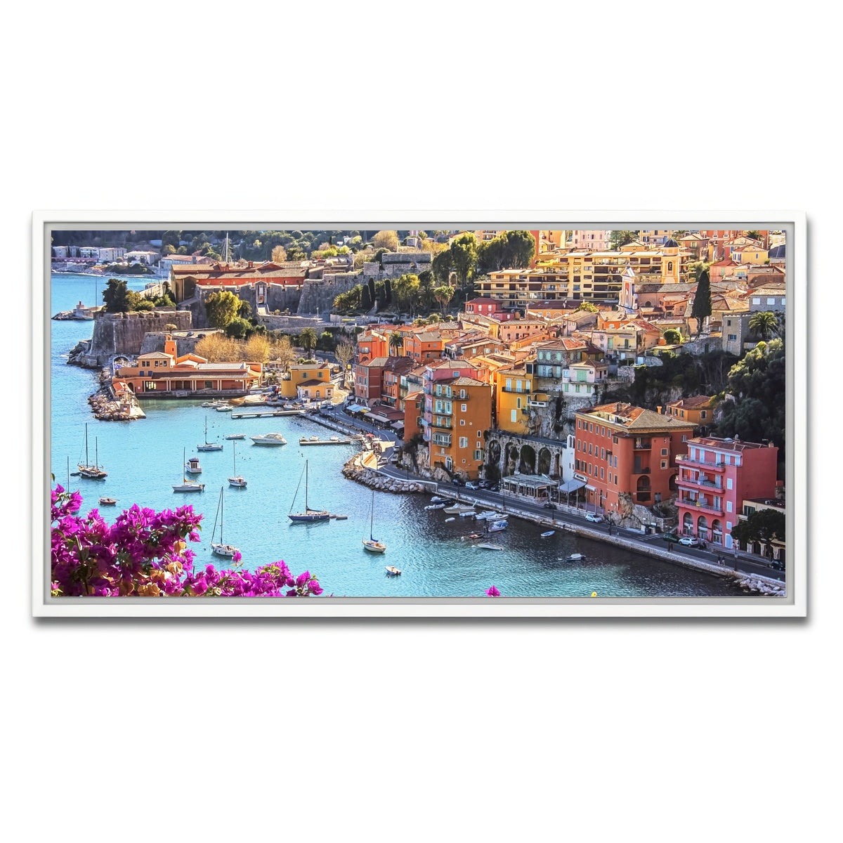 AUTO-MOCKUP WHITE | Villefranche | 1 Piece | White Framed Canvas | group=2x1