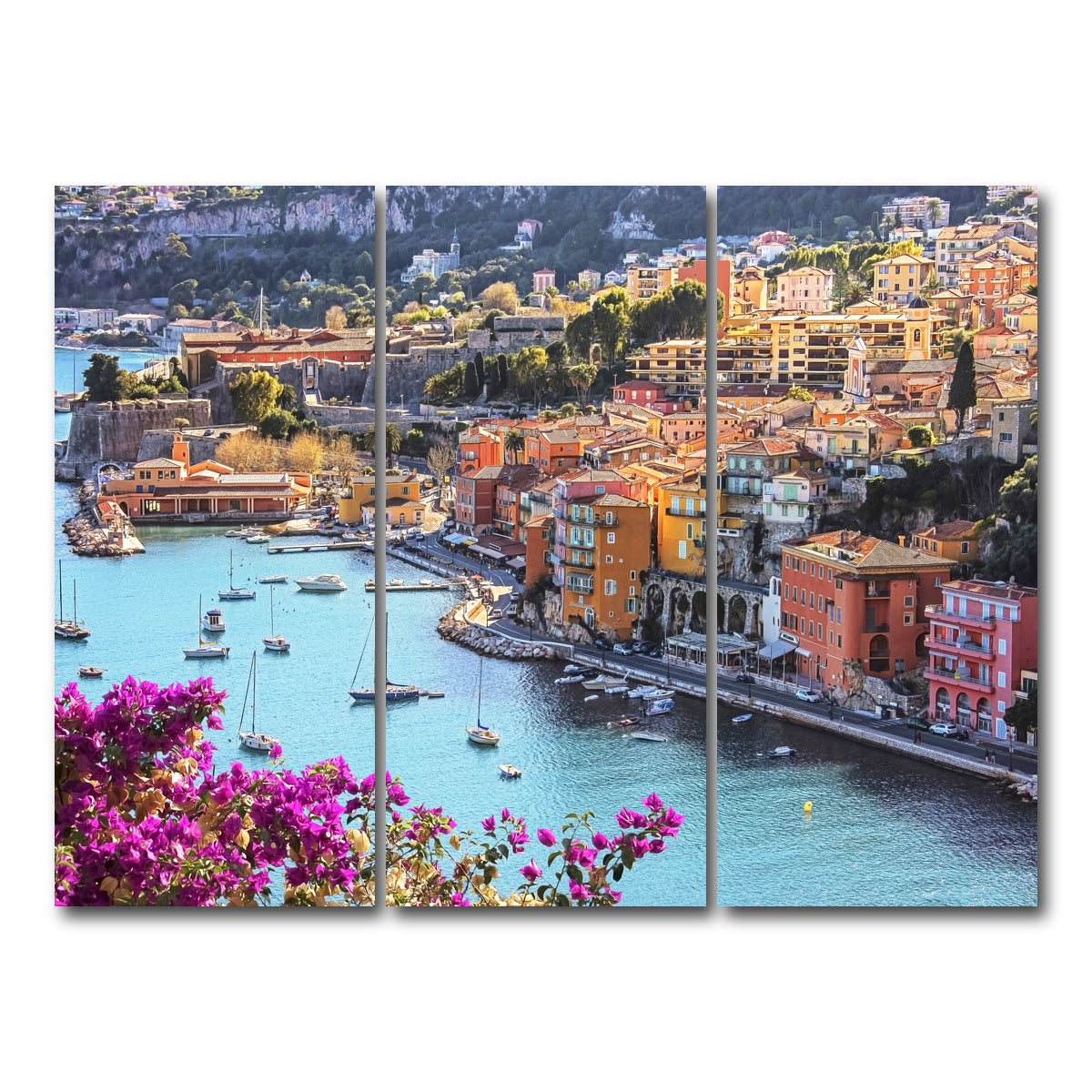 AUTO-MOCKUP WHITE | Villefranche | 3 Piece | Gallery Wrap Canvas | group=8x18