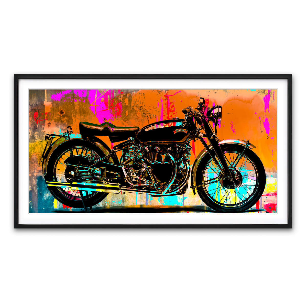 Framed Print 2x1 Black