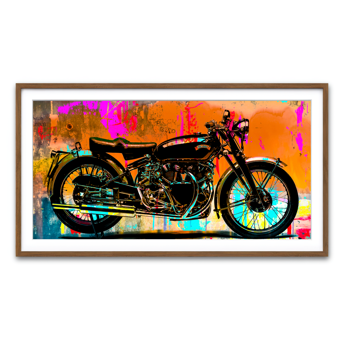 Framed Print 2x1 Walnut