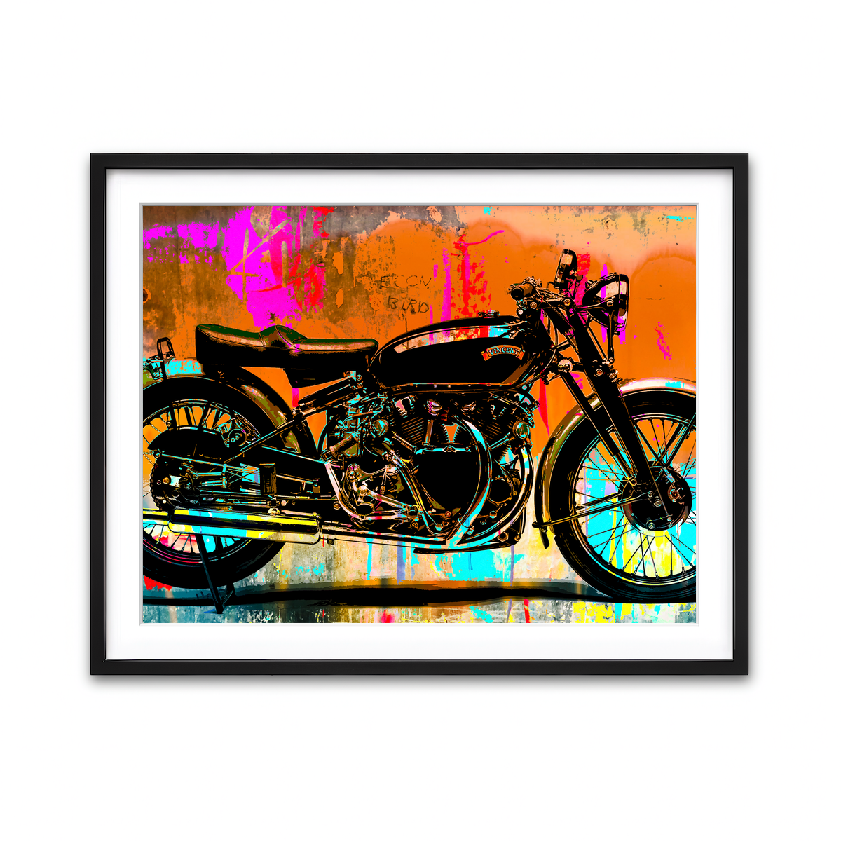 Framed Print 4x3 Black