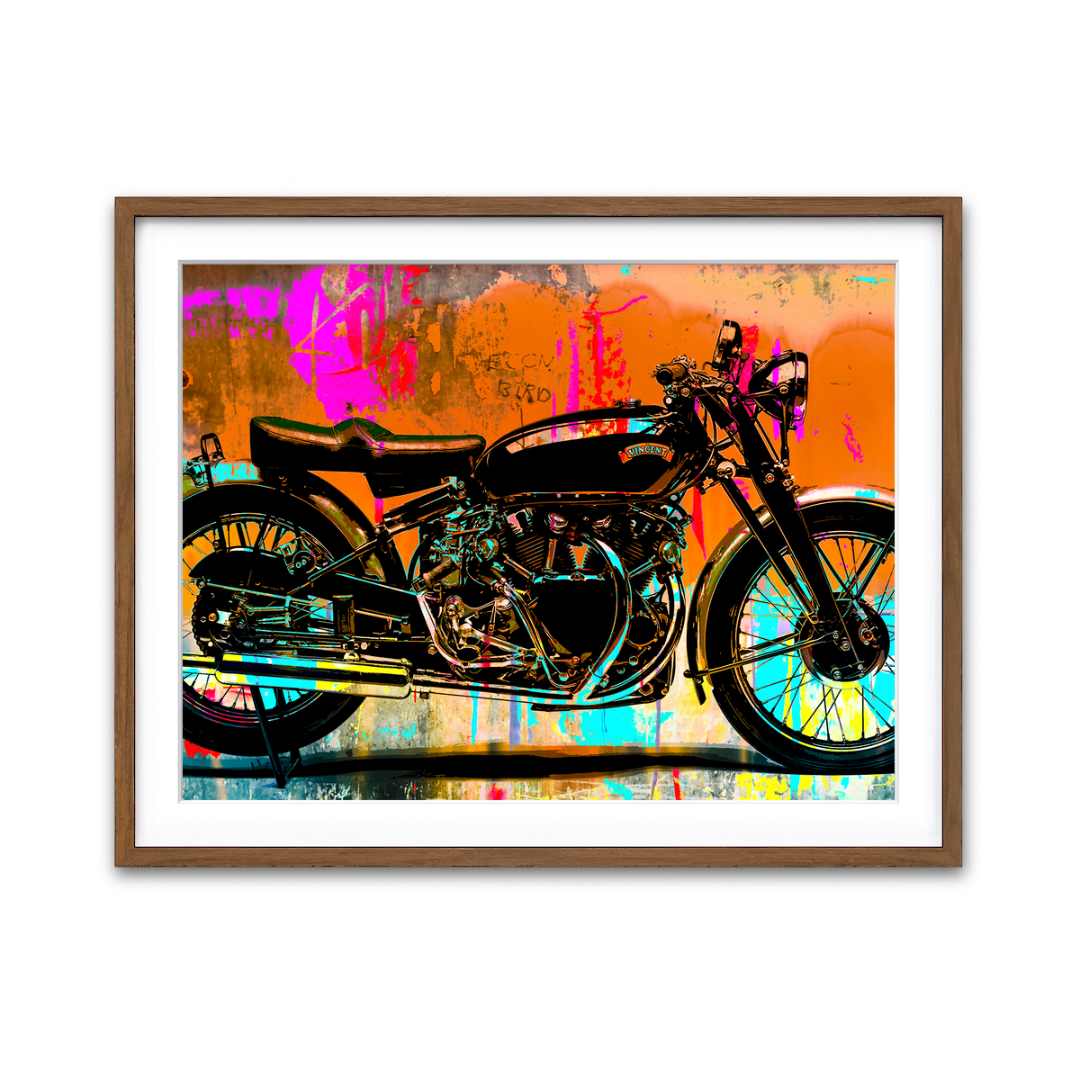 Framed Print 4x3 Walnut