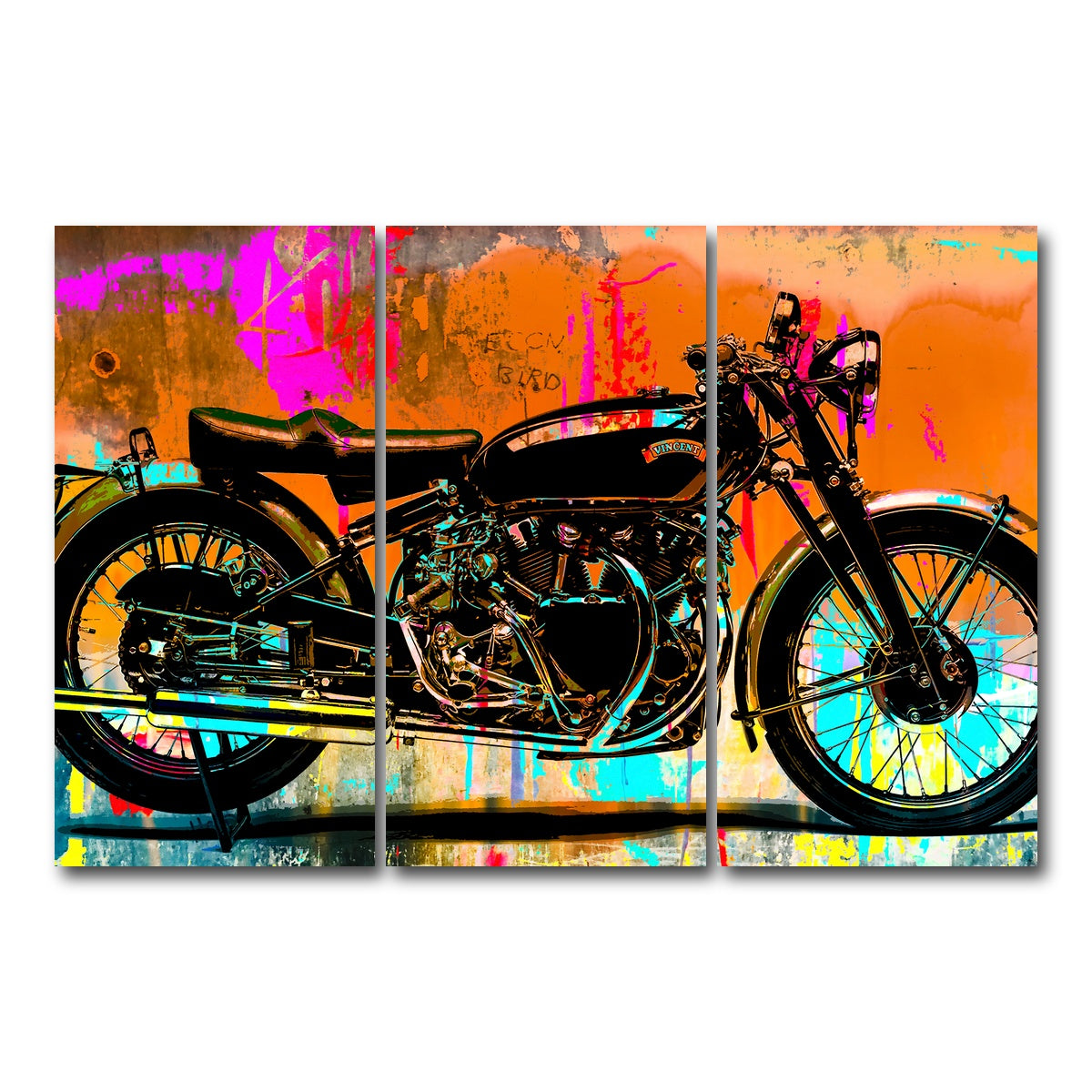 AUTO-MOCKUP WHITE | Vincent Black Shadow | 3 Piece | Gallery Wrap Canvas | group=12x24