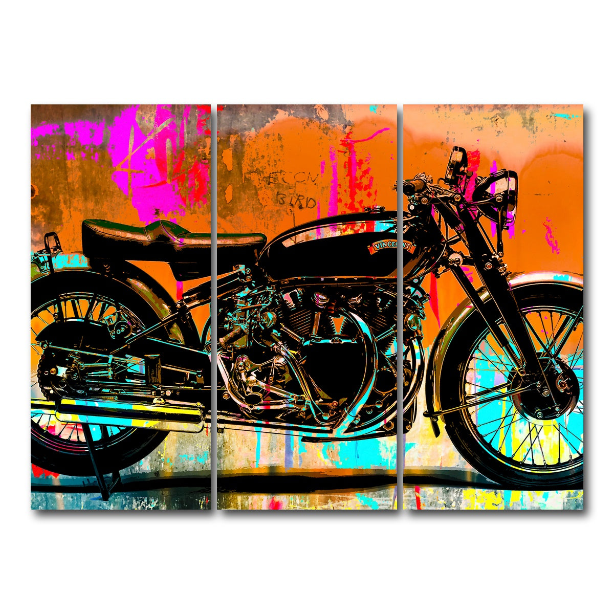 AUTO-MOCKUP WHITE | Vincent Black Shadow | 3 Piece | Gallery Wrap Canvas | group=8x18