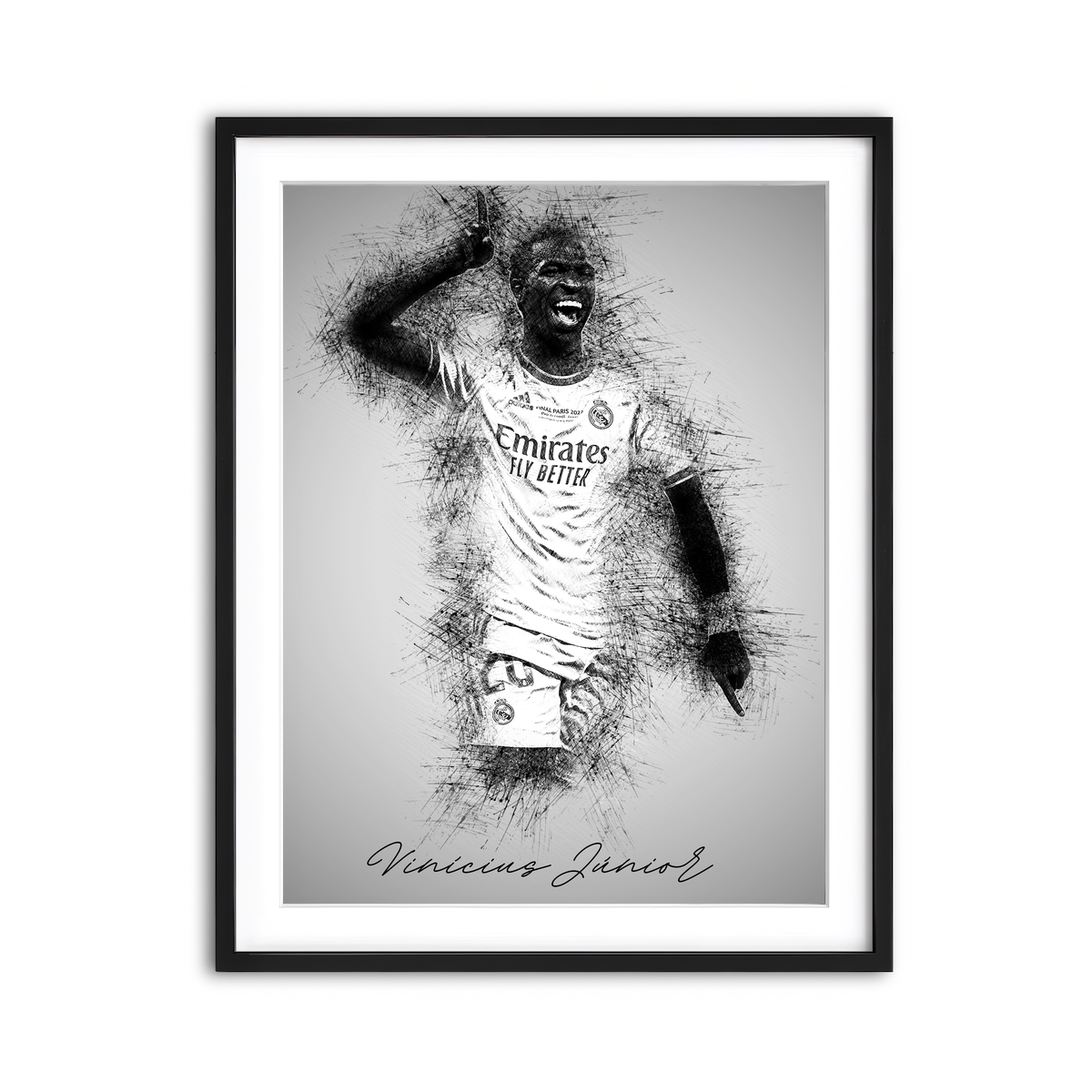 Framed Print 3x4 Black