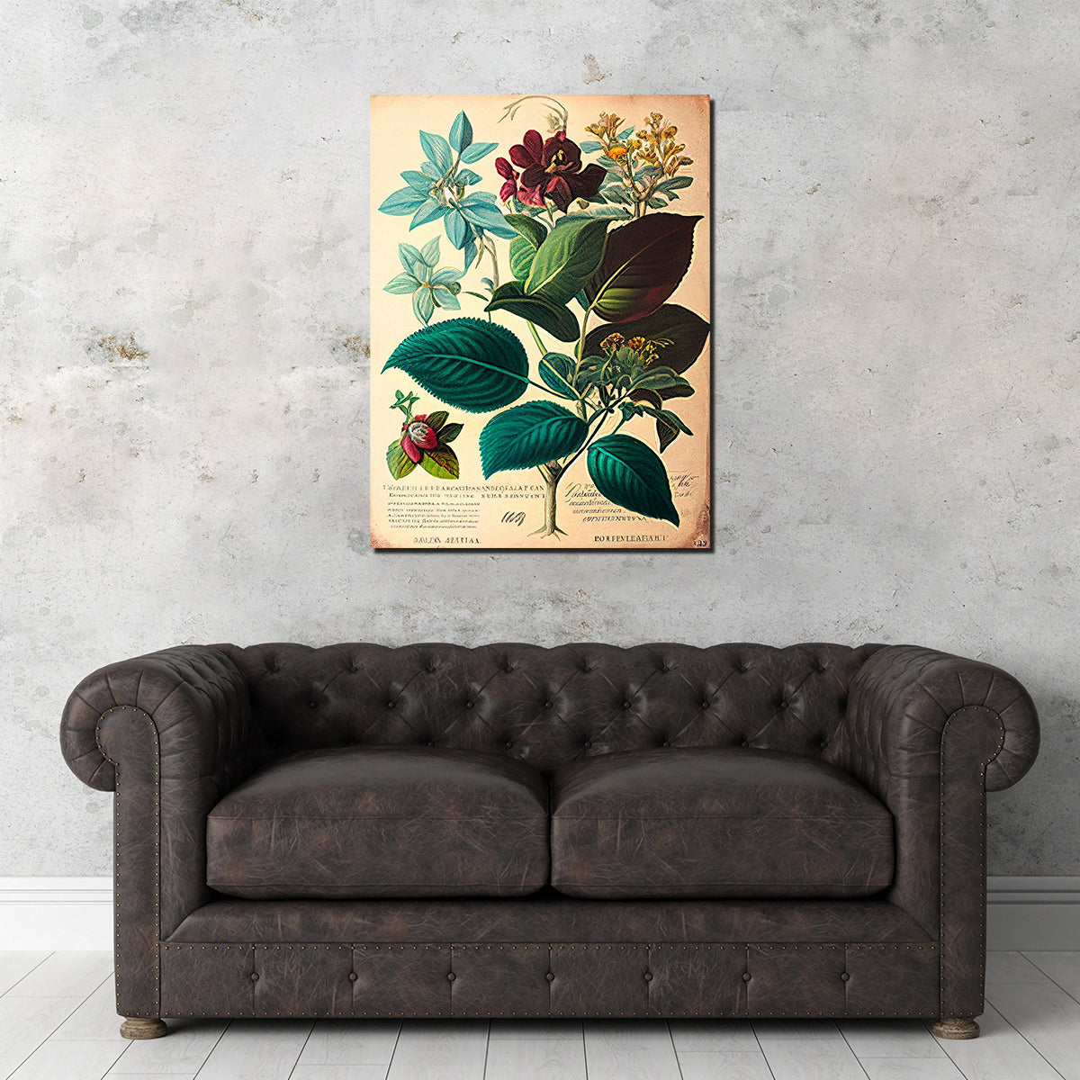Vintage Botanical Print Series 1 Wall Art