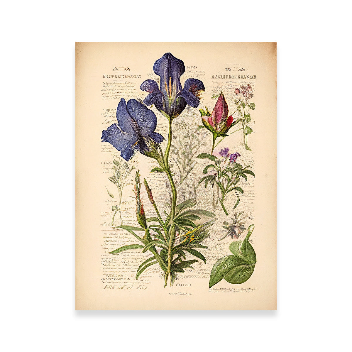 Vintage Botanical Print Series 7